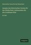 Historischer Verein für den Niederrhein: Annalen des Historischen Vereins für den Niederrhein, insbesondere die alte Erzdiözese Köln, Buch