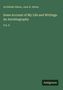 Die Texte „Archibald Alison, Jane R. Alison. Some Account of My Life and Writings. An Autobiography. Vol. II“ auf grünem Hintergrund.