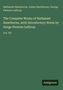 Buchtitel und Autoren: "The Complete Works of Nathaniel Hawthorne, Vol. VII" mit Notizen von Gorge Persons Lathrop. Grüner Hintergrund.