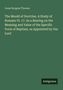 Jesse Burgess Thomas: The Mould of Doctrine. A Study of Romans VI. 17. As a Bearing on the Meaning and Value of the Specific Form of Baptism, as Appointed by Our Lord, Buch, Buch