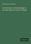 Buchtitel: "Contributions to the Knowledge of the Older Mesozoic Flora of Virginia" von William Morris Fontaine. Grüner Hintergrund., Buch