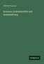 "Wilhelm Roscher: Kolonien, Kolonialpolitik und Auswanderung" in heller Schrift auf dunkelgrünem Hintergrund. Unten "Antigonos".