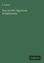 Text: "Über die XXII. Ägyptische Königsdynastie" von R. Lepsius. Unten rechts das Wort "Antigonos". Hintergrund ist dunkelgrün.