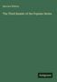 Titel: "The Third Reader of the Popular Series" von Marcius Willson. Unten steht "Antigonos". Hintergrund in Dunkelgrün.