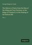 Buchtitel: "The History of Party...", Autor: George Wingrove Cooke, Vol. 1. Grüner Hintergrund mit "Antigonos" im schwarzen Feld., Buch