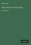 Mark Twain: What is Man? And other Essays, Buch