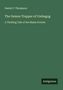 Daniel P. Thompson, „The Demon Trapper of Umbagog: A Thrilling Tale of the Maine Forests“. Unten rechts „Antigonos“., Buch