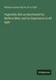 Oben steht „William Andrus Alcott, W. A. Hall“. Darunter „Vegetable Diet as Sanctioned by Medical Men, and by Experience in All Ages“. Unten rechts: „Antigonos“., Buch