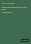 Grüner Hintergrund mit folgendem Text: "Gottfried August Bürger. Wunderbare Reisen zu Wasser und zu Lande. in Großdruckschrift." Unten "Antigonos"., Buch