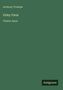 Text: „Anthony Trollope, Orley Farm, Fünfter Band, Antigonos“. Grüner Hintergrund, minimalistisches Layout., Buch