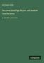 Grüner Hintergrund mit dem Titel "Der zweckmäßige Meyer und andere Geschichten" von Hermann Löns. Unten steht "Antigonos"., Buch