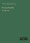 Frances Hodgson Burnett, "A Lady of Quality", große Schrift, Verlag "Antigonos". Grüner Hintergrund, minimalistisches Design., Buch