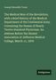 Text über die role von Medizinern während der Revolution, Vortrag am Jefferson Medical College, 1876. Name: Joseph Meredith Toner.