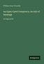 Buchcover: "William Dean Howells, An Open-Eyed Conspiracy; An Idyl of Saratoga, in large print". Unten rechts: "Antigonos".