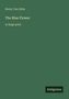 Grüner Hintergrund, Text: "Henry Van Dyke", "The Blue Flower", "in large print". Unten rechts: "Antoginos".