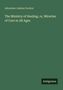 Grüner Hintergrund, oben steht "Adoniram Judson Gordon", darunter "The Ministry of Healing, or, Miracles of Cure in All Ages". Unten rechts: "Antigonos"., Buch
