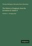 „The History of England, from the Accession of James II, Volume 2 - in large print.“ Grüner Hintergrund, Autor oben.