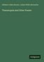 Oben stehen die Namen "William Cullen Bryant, Julian Willis Abernethy". Titel: "Thanatopsis and Other Poems". Unten "Antigonos".