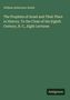 William Robertson Smith: "The Prophets of Israel and Their Place in History." Grüner Hintergrund, weißer Text. Antigonos.