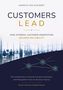 Text: "Customers Lead: How Internal Customer Orientation Secures Reliability." Illustration: Netzwerkdiagramm auf dunkelblauem Hintergrund.