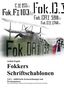 Achim Engels: Fokkers Schriftschablonen. Historisches Flugzeug mit Militärkennzeichnung im Hintergrund., Buch