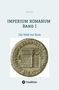 "Imperium Romanum Band I: Die Welt vor Rom" ist oben, ein antikes Münzbild darunter. "tredition"-Logo unten., Buch