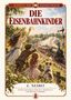 „Die Eisenbahnkinder“ steht in großen Buchstaben. Kinder winken einem vorbeifahrenden Zug zu, ein Hund sitzt daneben., Buch