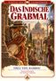 „Das Indische Grabmal“ von Thea von Harbou, Illustration: Zwei Personen blicken auf prachtvolles Gebäude., Buch