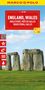 : MARCO POLO Reisekarte England, Wales (2-Karten-Set) 1:350.000, KRT