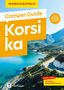 MARCO POLO, Camper Guide Korsika, Insider-Tipps. Küstenszene mit Straßenschildern und Wohnmobil., Buch
