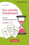 Janna Weiß: Das schnelle Vokabelspiel - Französisch - Lernjahr 1/2, Buch