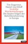 Text: "Tim Engartner, Daniel von Orloff, Verfehlte Weichenstellungen. Die fatalen Folgen der Bahnliberalisierung in Europa." 

Titel: Buchcover mit Bahnübergang., Buch