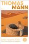 Thomas Mann, Roman. Joseph und seine Brüder. Die Geschichten Jaakobs. Illustration einer Wüste mit Brunnen und Eimer., Buch