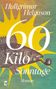 "Hallgrímur Helgason", "60 Kilo Sonn tage", "Roman". 
Illustration eines Fisches mit Pfeife auf gelbem Hintergrund. , Buch