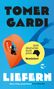 "Tomer Gardi", "Roman", "2026 deutscher buchpreis Nominiert", "Liefern", „Eine witzig-rasante Reise“ Eva Menasse. Buntes Design mit Rollerfahrer., Buch