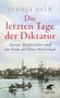 Titel: "Die letzten Tage der Diktatur". Eine alte Stadtansicht mit Booten im Wasser, im Hintergrund eine Kirche.