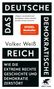 "DEUTSCHE DAS REICH DEMOKRATISCHE." Rezension von Ronen Steinke, "SPIEGEL Bestseller." Schwarze und weiße Schrift., Buch