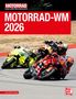 „MOTORRAD-WM 2026“ in rotem Feld; Motorradrennfahrer in Aktion auf einer kurvenreichen Strecke; Verlag: Motorbuch., Buch