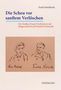 Titel: "Die Scheu vor sanftem Verlöschen". Autor: Frank Höselbarth. Skizzen von zwei Personen, Franz Overbeck und Friedrich Nietzsche, darunter. Schrift in Blau und Rot. Verlag: WEIDMANN., Buch