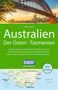 „Australien: Der Osten · Tasmanien“ von Roland Dusik. Oben Sydney mit Opernhaus, unten Karte von Südost-Australien.