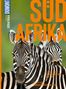 SÜD AFRIKA, SAFARIS ZU DEN BIG FIVE. Zwei Zebras vor grünem Hintergrund, übereinander gelegte schwarz-weiße Streifen., Buch