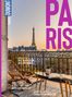 Cover mit Texten: "PARIS", "GREEN CITY WIE PARIS SICH NEU ERFINDET", "KUNSTGENUSS STREET ART UND MUSEUMSSCHÄTZE". Eiffelturm im Hintergrund., Buch