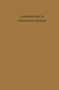 Harro Heuser: Contributions to Functional Analysis, Buch