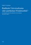 Ralph P. Crimmann: Radikaler Universalismus oder partikulare Friedensethik?, Buch, Buch