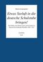"Etwas Seeluft in die deutsche Schulstube bringen!" von Martin Gropengießer. Titel in Weiß auf blauem Hintergrund., Buch