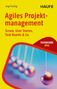 "Agiles Projektmanagement: Scrum, User Stories, Task Boards & Co." In der Mitte schwingende Kugeln, rote Umrandung., Buch
