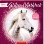 Glitzer-Malblock, Buch, Buch