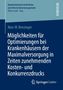 Marc W. Benzinger: Möglichkeiten für Optimierungen bei Krankenhäusern der Maximalversorgung in Zeiten zunehmenden Kosten- und Konkurrenzdrucks, Buch