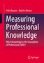 Martin Ahrens: Measuring Professional Knowledge, Buch