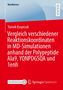 Yannik Kasprzak: Vergleich verschiedener Reaktionskoordinaten in MD-Simulationen anhand der Polypeptide Ala9, YQNPDGSQA und 1enh, Buch